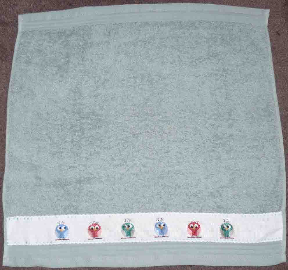 keuken(hand)doek met uiltjes